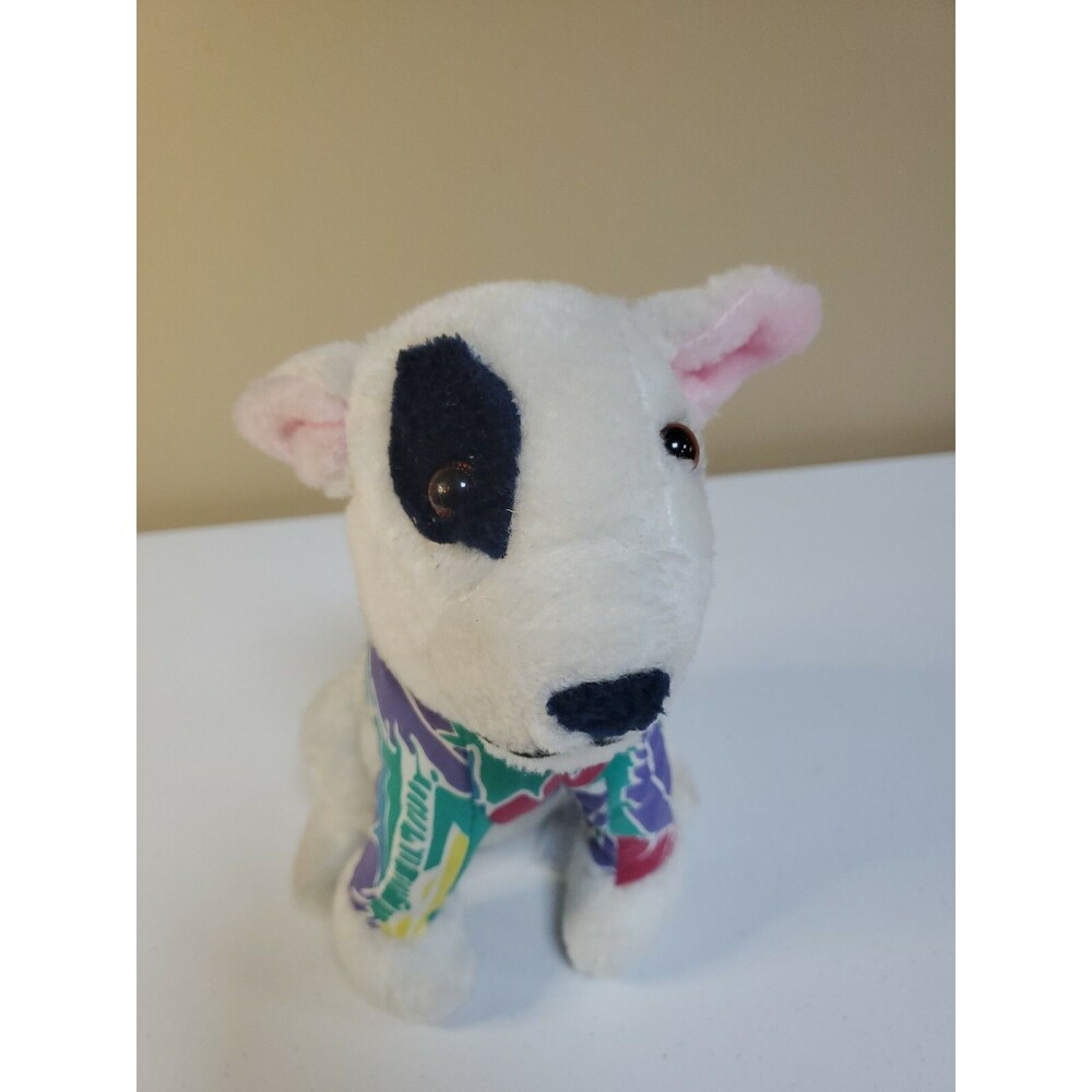 Vtg Spud Mackenzie Plush Stuffed Animal Toy Dog 1980s Ace Novelty 10" Bud Light